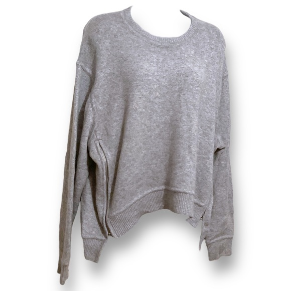 ✨ NWT MICHAEL KORS | WMNS 100% CASHMERE HI-LO SWEATER W/ ZIPPERS | $395 | LARGE - Picture 5 of 15